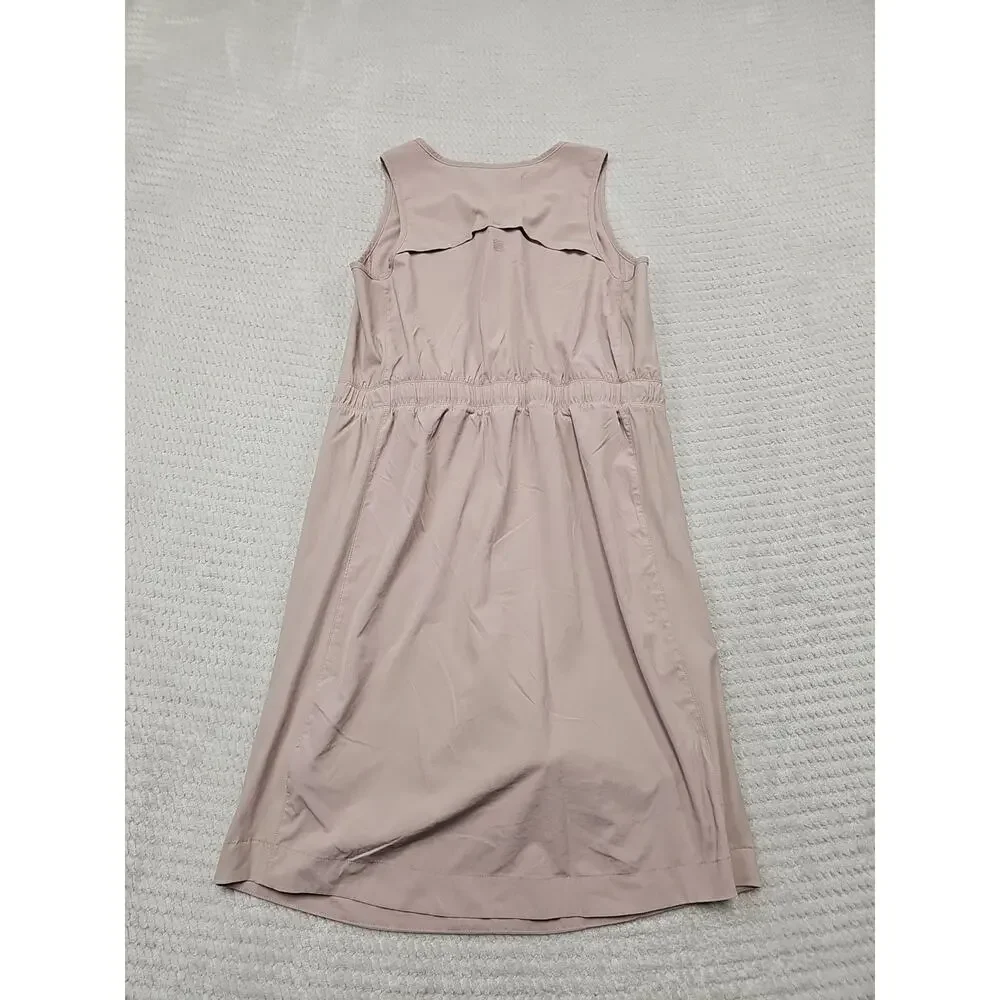 FLX Dress Womens XS Pink Athletic Sleeveless 3/4 Zip Shorts Underneath - Picture 8 of 9